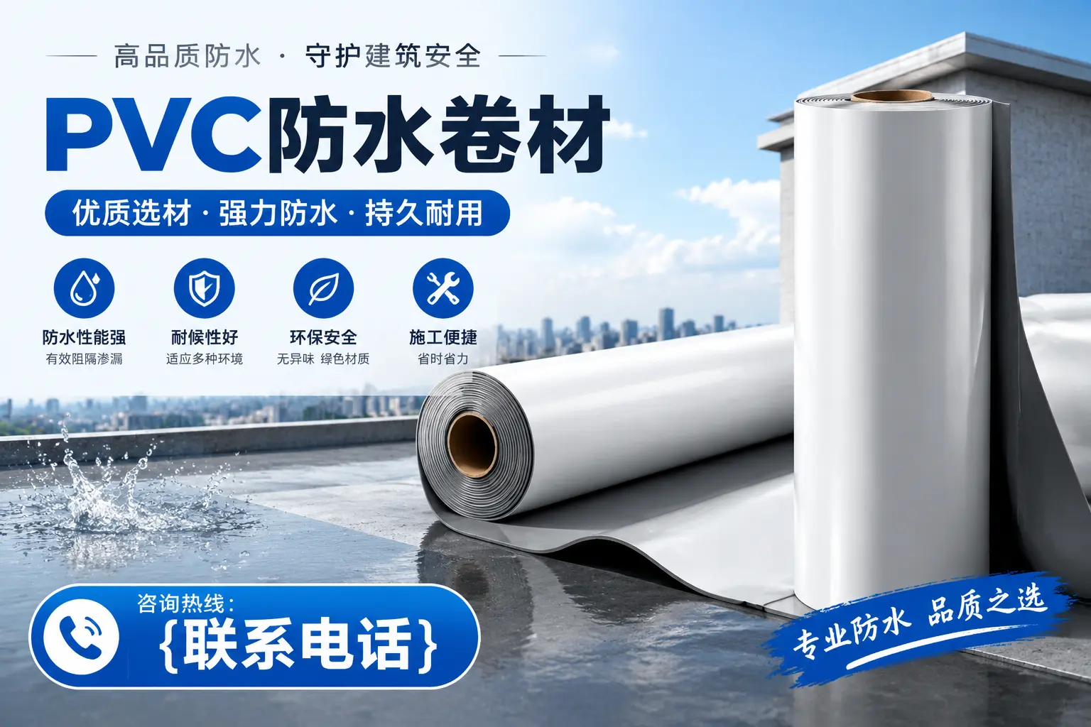 PVC防水卷材的选购技巧与注意事项,助您在图木舒克找到合适产品