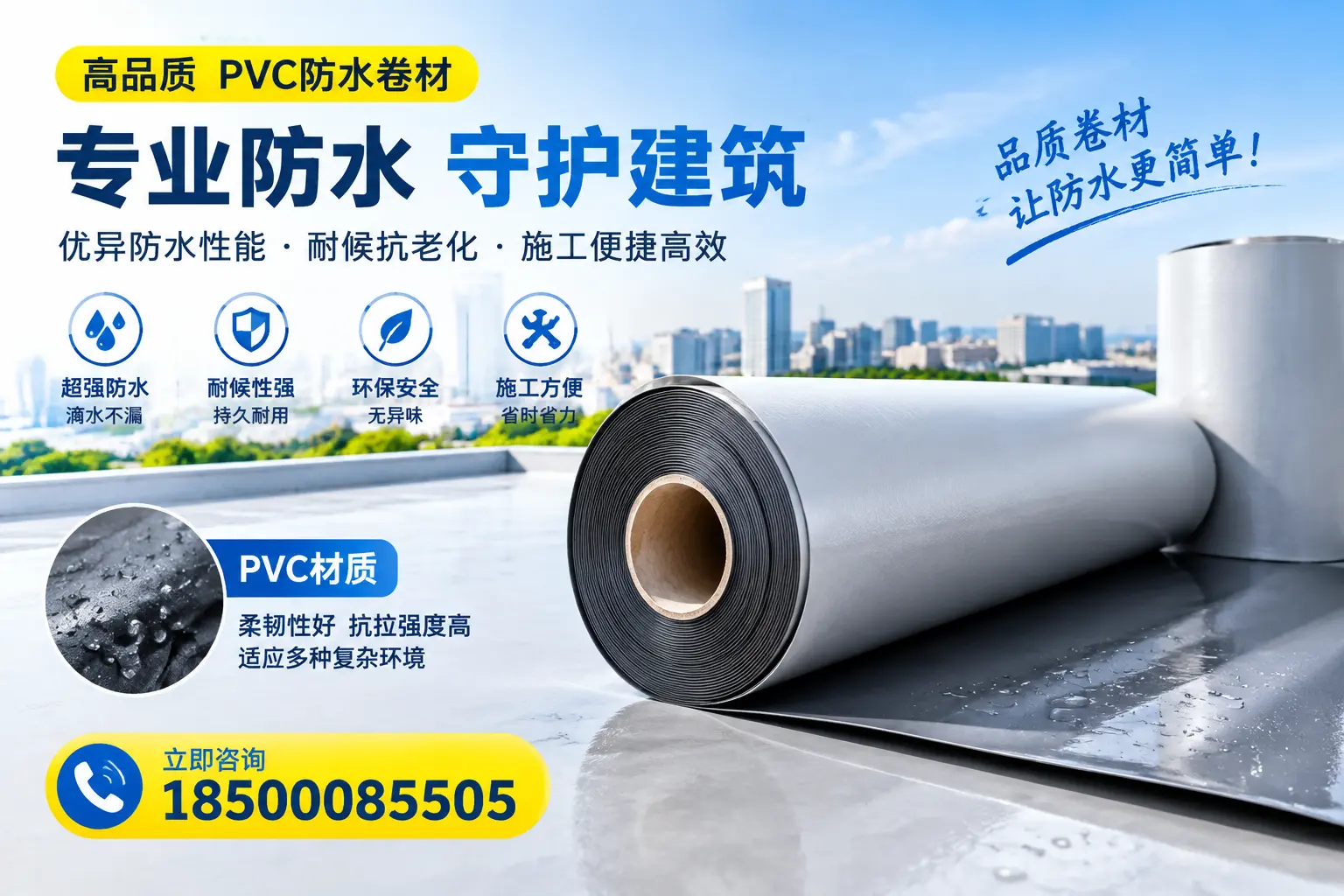 PVC防水卷材的安全性分析，图木舒克居民需了解的知识